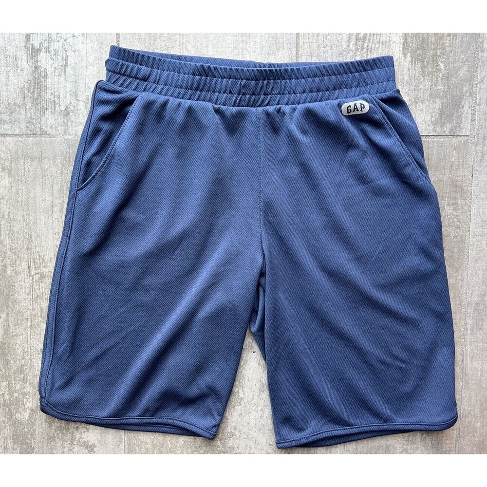 Gap Fit Kids Boys Mesh Shorts Navy Casual Sports School Athletic Quick Dry XL 12